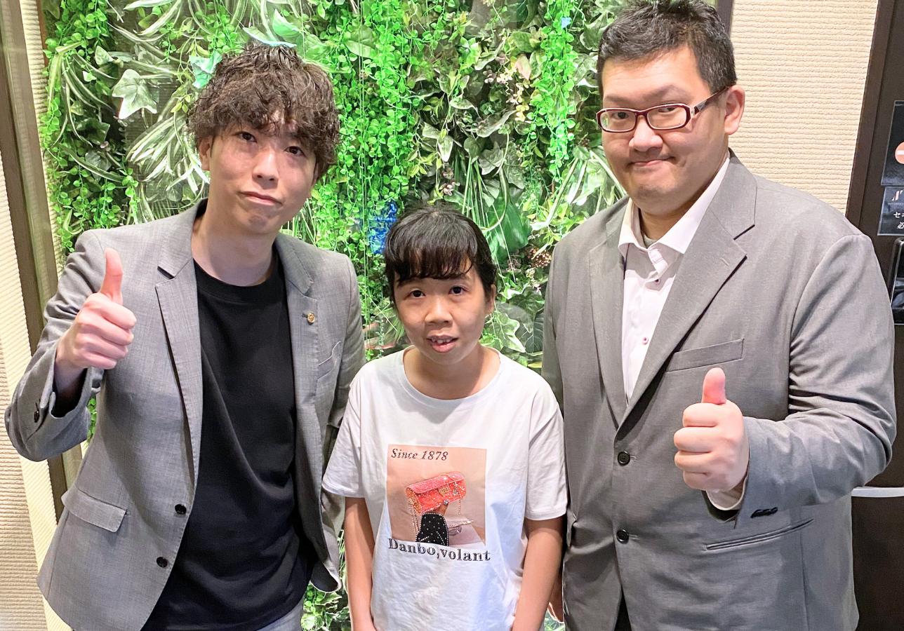エントランスでの一枚